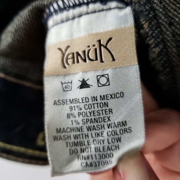 NWT Yanuk Button Up Denim Jean Jacket Size P - Picture 3 of 6